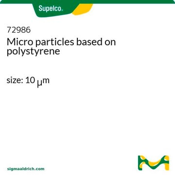 Mikropartikel auf Polystyrolbasis size: 10 &#956;m