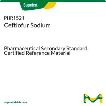 Ceftiofur Sodium Pharmaceutical Secondary Standard; Certified Reference Material