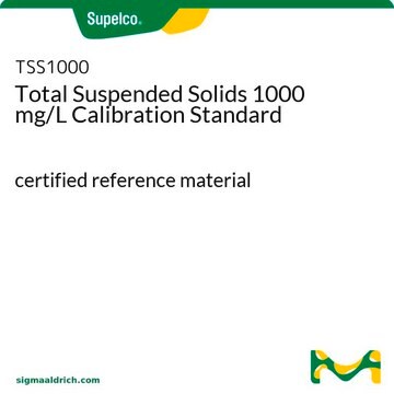 Total Suspended Solids 1000 mg/L Calibration Standard certified reference material