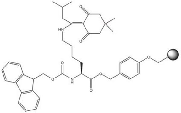 Fmoc-Lys(ivDde)-Wang resin (100-200 mesh) Novabiochem&#174;