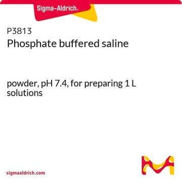 Phosphate buffered saline powder, pH 7.4, for preparing 1 L solutions