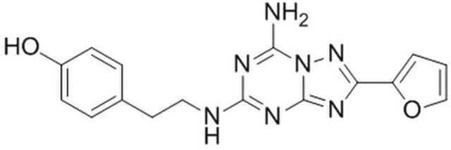 腺苷A2A受体拮抗剂I，ZM 241385 A highly potent, selective, non-xanthine adenosine A2A receptor antagonist (Ki = 800 pM for human adenosine A2AR stably expressed in HEK-293 cells).