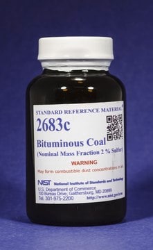 Bituminous coal (sulfur, mercury, and chlorine) NIST&#174; SRM&#174; 2683c