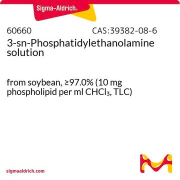 3-sn-Phosphatidylethanolamin -Lösung from soybean, &#8805;97.0% (10 mg phospholipid per ml CHCl3, TLC)