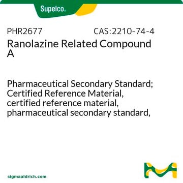 Ranolazin-verwandte Verbindung&nbsp;A Pharmaceutical Secondary Standard; Certified Reference Material, certified reference material, pharmaceutical secondary standard, pkg of 100&#160;mg