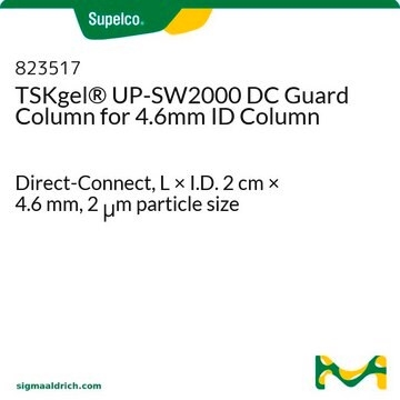 TSKgel&#174; UP-SW2000 DC Guard Column for 4.6mm ID Column Direct-Connect, L × I.D. 2&#160;cm × 4.6&#160;mm, 2&#160;&#956;m particle size