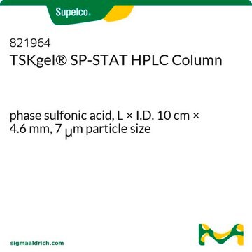 TSKgel&#174; SP-STAT HPLC Column phase sulfonic acid, L × I.D. 10&#160;cm × 4.6&#160;mm, 7&#160;&#956;m particle size