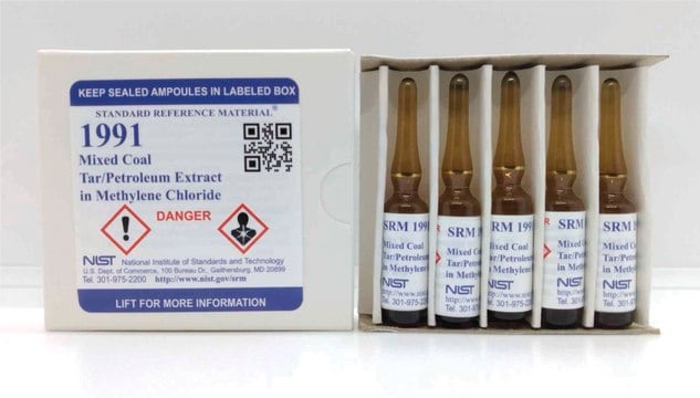 Gemisch aus Kohlenteer/Erdölextrakt in Methylenchlorid NIST&#174; SRM&#174; 1991