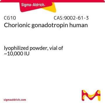 Gonadotropine chorionique human lyophilized powder, vial of ~10,000&#160;IU