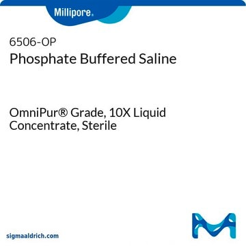 Phosphate Buffered Saline OmniPur&#174; Grade, 10X Liquid Concentrate, Sterile