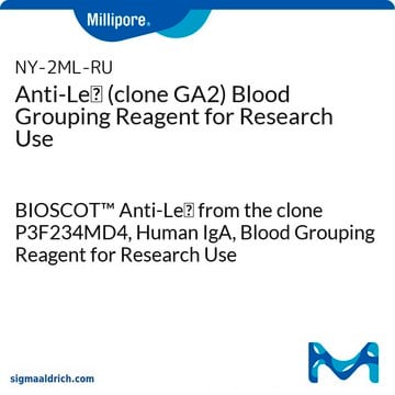 Anti-Leb (clone GA2) Blood Grouping Reagent for Research Use BIOSCOT&#8482; Anti-Leb from the clone P3F234MD4, Human IgA, Blood Grouping Reagent for Research Use