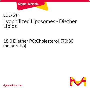 Lyophilized Liposomes - Diether Lipids 18:0 Diether PC:Cholesterol (70:30 molar ratio)