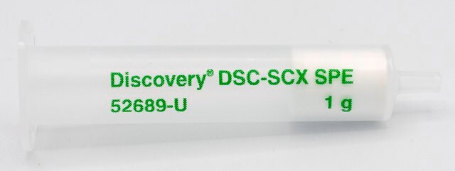 Tubes de SPE Discovery&#174; DSC-SCX bed wt. 1&#160;g, volume 6&#160;mL, pk of 30