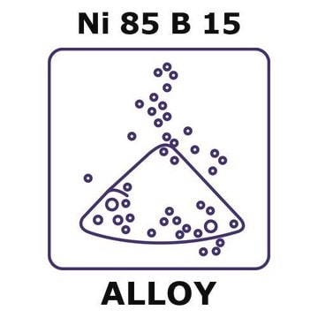 Nickel-boron alloy, Ni85B15 powder, 150micron max. particle size, alloy pre-cursor, 20g