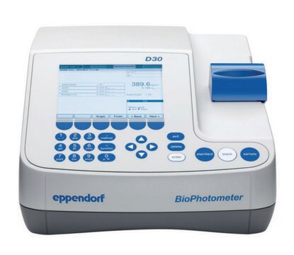 Eppendorf BioPhotometer&#174; D30 including Eppendorf &#956;Cuvette G1.0, AC/DC input 120 V, 50/60 Hz (US)