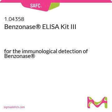 Benzonase&#174; ELISA Kit III for the immunological detection of Benzonase&#174;