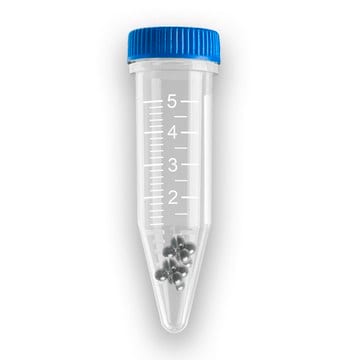 Prefilled tubes for BeadBlaster&#8482; 24 Microtube and BeadBug homogenizer 5 ml tubes, with stainless steel acid washed beads, diam. 2.8 mm