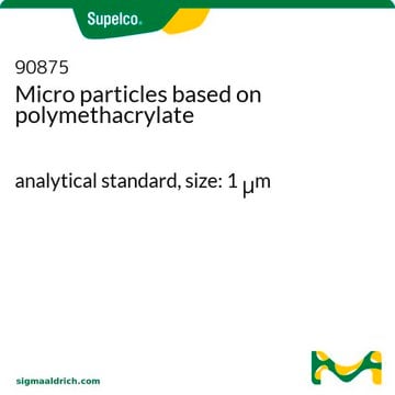 Mikropartikel auf Polymethylmethacrylatbasis analytical standard, size: 1 &#956;m