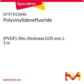 Polyvinylidenefluoride (PVDF), film, thickness 0.05&#160;mm, L 1&#160;m