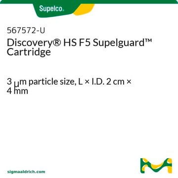 Cartucho Discovery&#174; HS F5 Supelguard 3&#160;&#956;m particle size, L × I.D. 2&#160;cm × 4&#160;mm