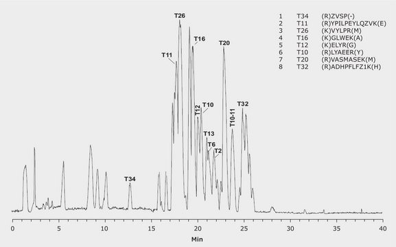 HPLC Analysis of Tryptic Peptides from Ovalbumin on SeQuant&#174; ZIC-HILIC application for HPLC