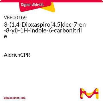 3-(1,4-Dioxaspiro[4.5]dec-7-en-8-yl)-1H-indole-6-carbonitrile AldrichCPR