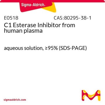 C1エステラーゼインヒビター ヒト血漿由来 aqueous solution, &#8805;95% (SDS-PAGE)