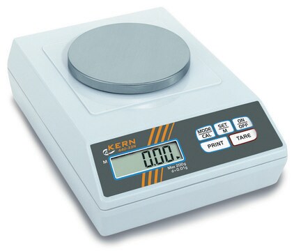 Kern 440 series Toploader balances Kern 440-45N, weighing capacity 1,000&#160;g, resolution: 0.1&#160;g, linearity: ±0.2&#160;g