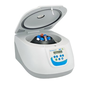 Benchmark LC-8 3500 Centrifuge with 8 x 15ml rotor speed 400-3,500 rpm, AC/DC input 230 V, UK plug