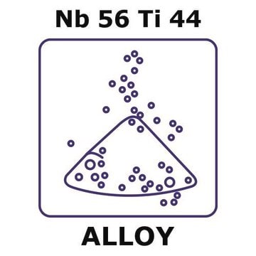 Niobium-titanium alloy, Nb56Ti44 powder, 150micron max. particle size, alloy pre-cursor, 20g