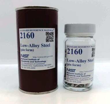 Low alloy steel NIST&#174; SRM&#174; 2160, carbon &amp; sulfur only