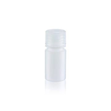 Wheaton&#174; Leak Resistant Bottle capacity 15&#160;mL, high-density polyethylene bottle, natural bottle, narrow-mouth bottle, bottle diam. × H 25&#160;mm × 56&#160;mm, 20-410