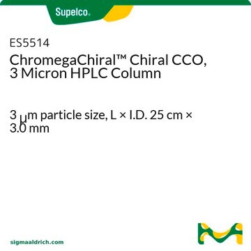 ChromegaChiral&#8482; Chiral CCO, 3 Micron HPLC Column 3&#160;&#956;m particle size, L × I.D. 25&#160;cm × 3.0&#160;mm