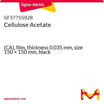 Cellulose Acetate (CA), film, thickness 0.035&#160;mm, size 150 × 150&#160;mm, black