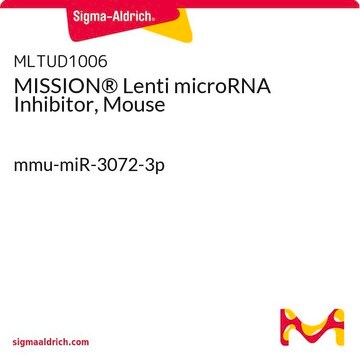 MISSION&#174; Lenti マイクロRNAインヒビター、マウス mmu-miR-3072-3p