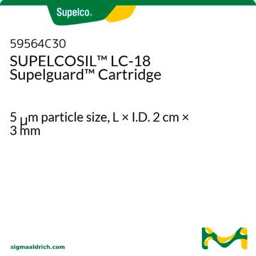 Cartucho SUPELCOSIL&#8482; LC-18 Supelguard 5&#160;&#956;m particle size, L × I.D. 2&#160;cm × 3&#160;mm