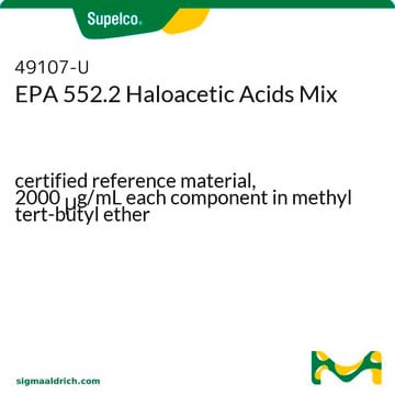 EPA 552.2 Haloacetic Acids Mix certified reference material, 2000&#160;&#956;g/mL each component in methyl tert-butyl ether