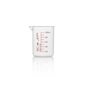 Azlon Graduated Griffin-Style Low Form Beakers polymethylpentene, capacity 100&#160;mL