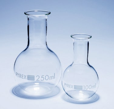 Pyrex&#174; Boiling flask, flat bottom, narrow neck 10000&#160;mL