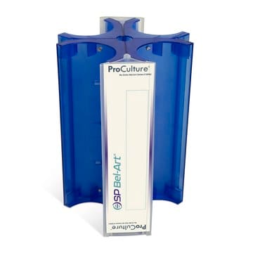 Scienceware&#174; Easyplate petri dish transport carrier Holds 9 in. plates, blue