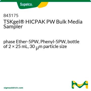 TSKgel&#174; HICPAK PW Bulk Media Sampler phase Ether-5PW, Phenyl-5PW, bottle of 2 × 25&#160;mL, 30&#160;&#956;m particle size