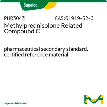 Methylprednisolone Related Compound C pharmaceutical secondary standard, certified reference material