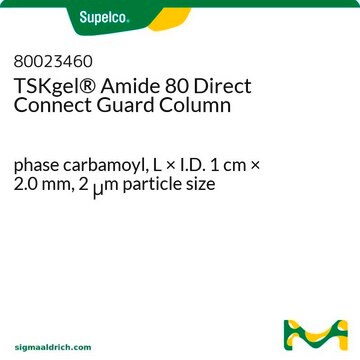 TSKgel&#174; Amide 80 Direct Connect Guard Column phase carbamoyl, L × I.D. 1&#160;cm × 2.0&#160;mm, 2&#160;&#956;m particle size