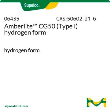 Amberlite&#8482; CG50（I型）氢型 hydrogen form