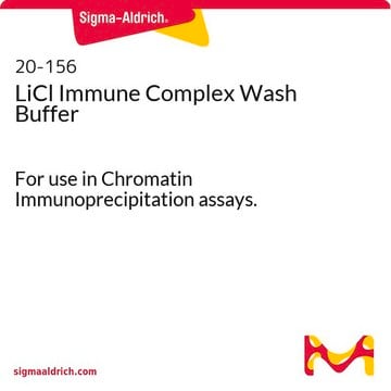 Tampon de lavage de complexes immuns à base de LiCl For use in Chromatin Immunoprecipitation assays.