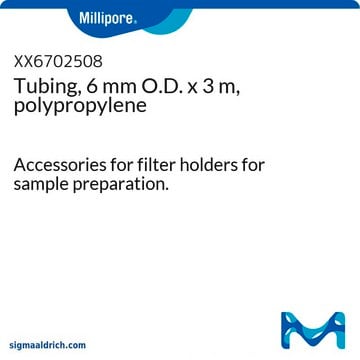 Tuyau en polypropylène, D.E.&nbsp;6&nbsp;mm&nbsp;×&nbsp;3&nbsp;m Accessories for filter holders for sample preparation.