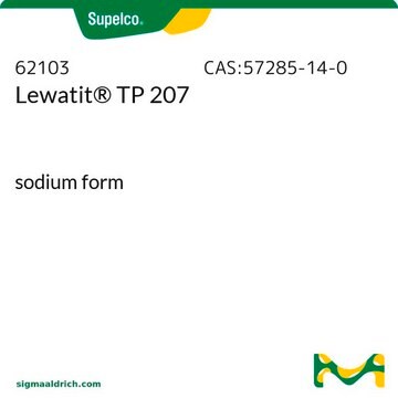 Lewatit&#174; TP 207 sodium form