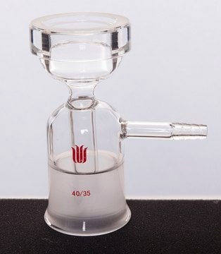 Synthware&#8482; 47 mm filtration apparatus with stainless steel support