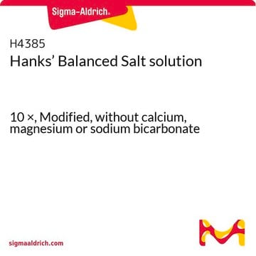 Sal equilibrada de Hanks solution 10&#160;×, Modified, without calcium, magnesium or sodium bicarbonate