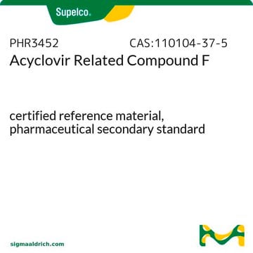 Acyclovir-verwandte Verbindung F certified reference material, pharmaceutical secondary standard